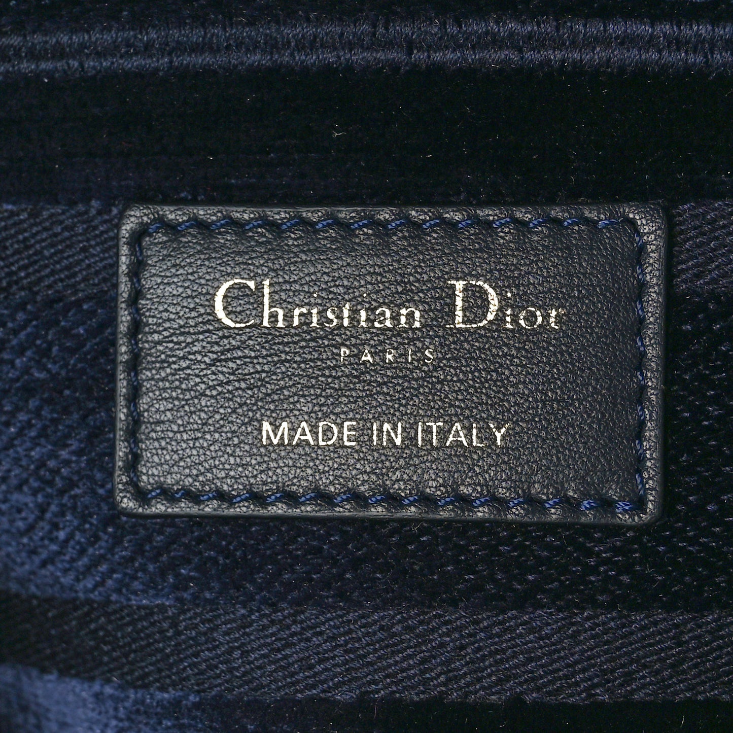 Velvet Cannage Medium Lady D-Lite Blue Red White