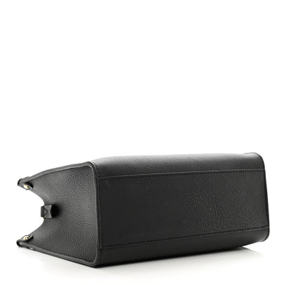 Louis Vuitton Calfskin Lock & Go Tote Black 4 of 12