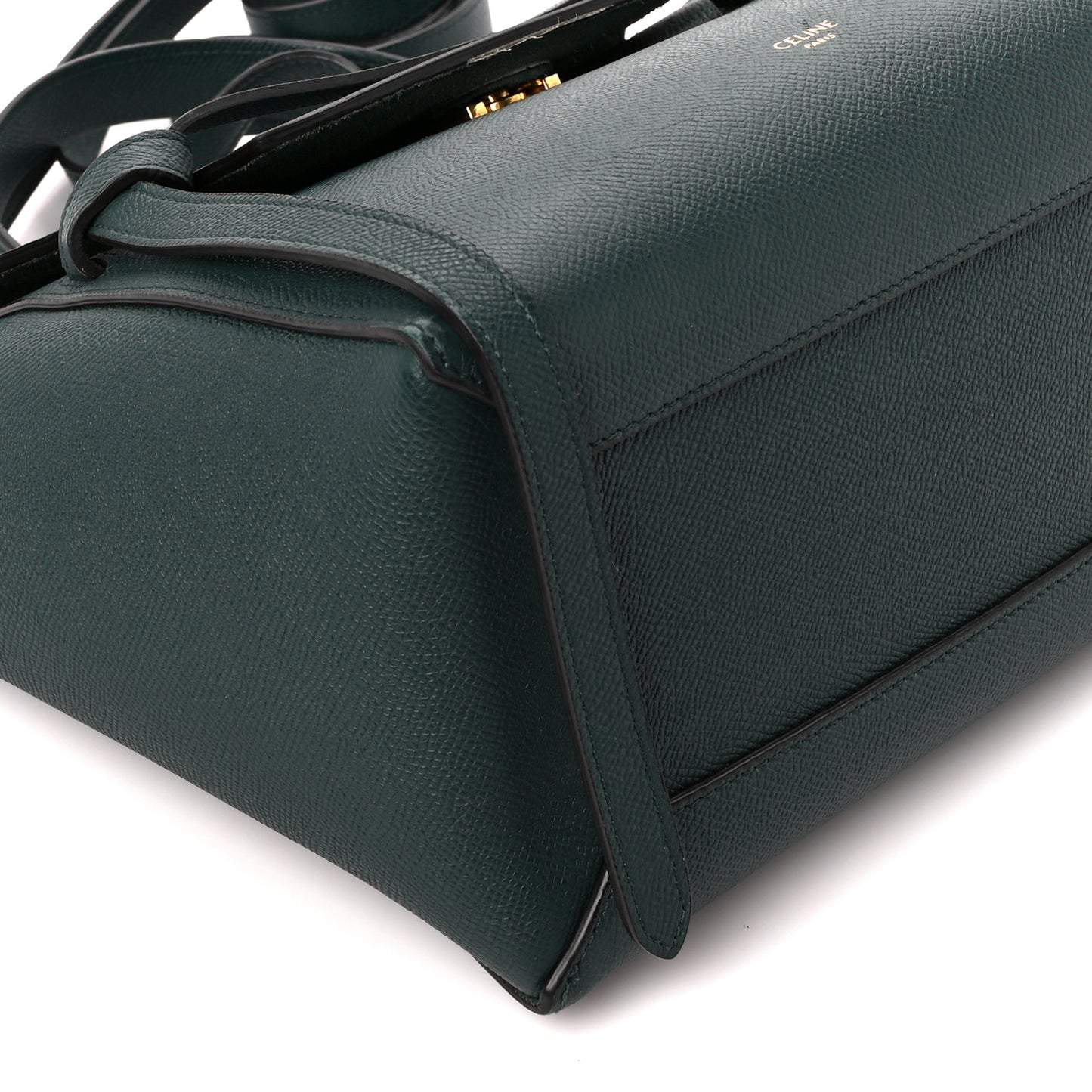 Grained Calfskin Micro Belt Bag Amazone