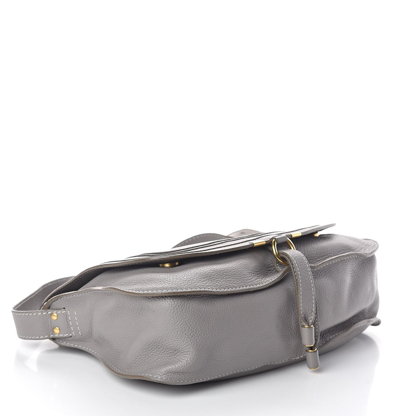 Calfskin Medium Marcie Top Handle Bag Cashmere Grey