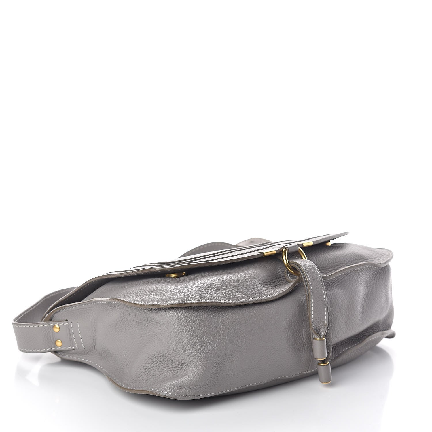 Chloe Calfskin Medium Marcie Top Handle Bag Cashmere Grey 4 of 8