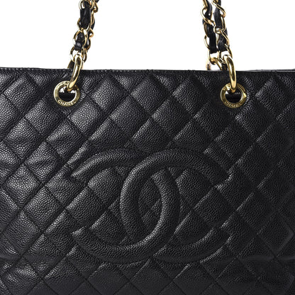 Chanel Caviar Quilted Grand Shopping Tote GST Black 10 of 10