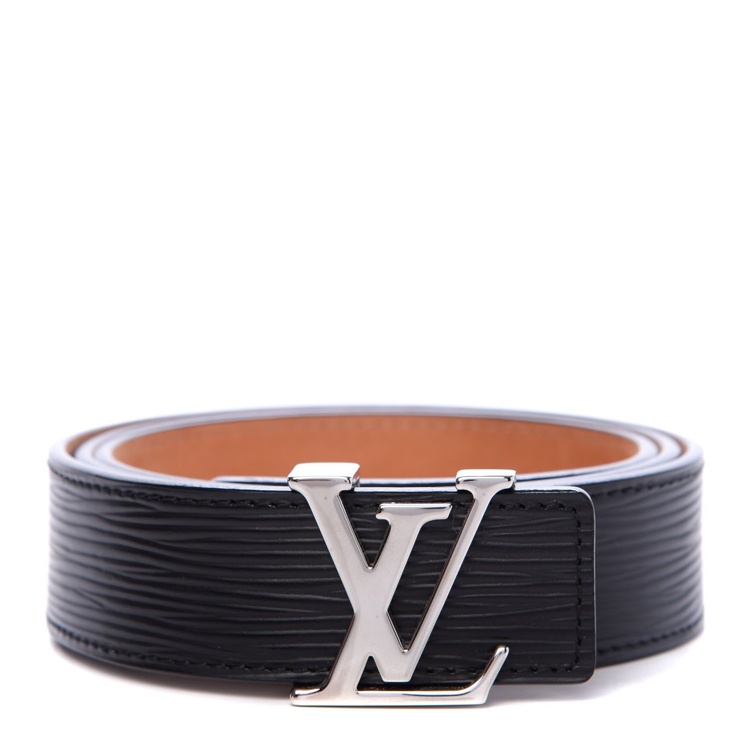 Louis Vuitton Epi 30mm LV Initiales Belt 85 34 Black 1 of 7