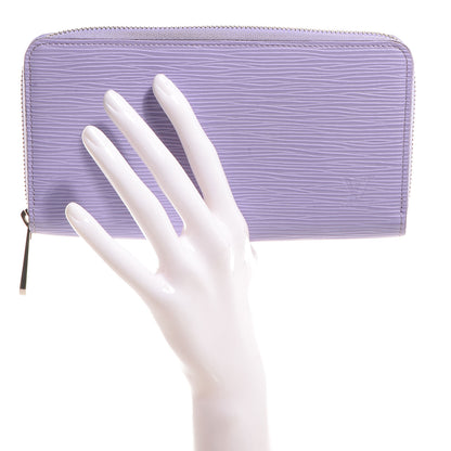 Louis Vuitton Epi Zippy Wallet Lilac 2 of 7