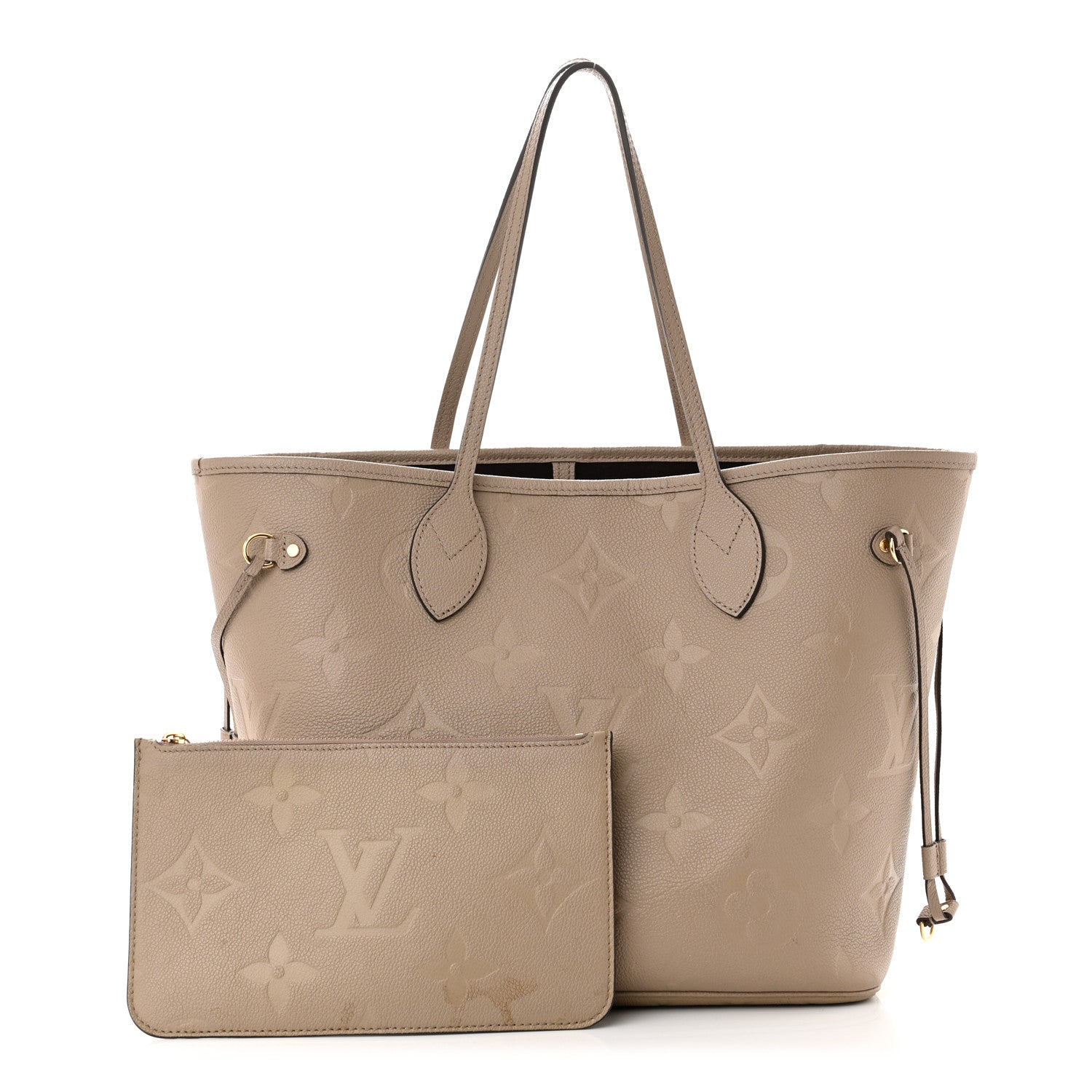 Louis Vuitton Empreinte Monogram Giant Neverfull MM Tourterelle 1 of 15