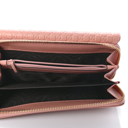 Gucci Soft Microguccissima Continental Zip Wallet Soft Pink 5 of 12