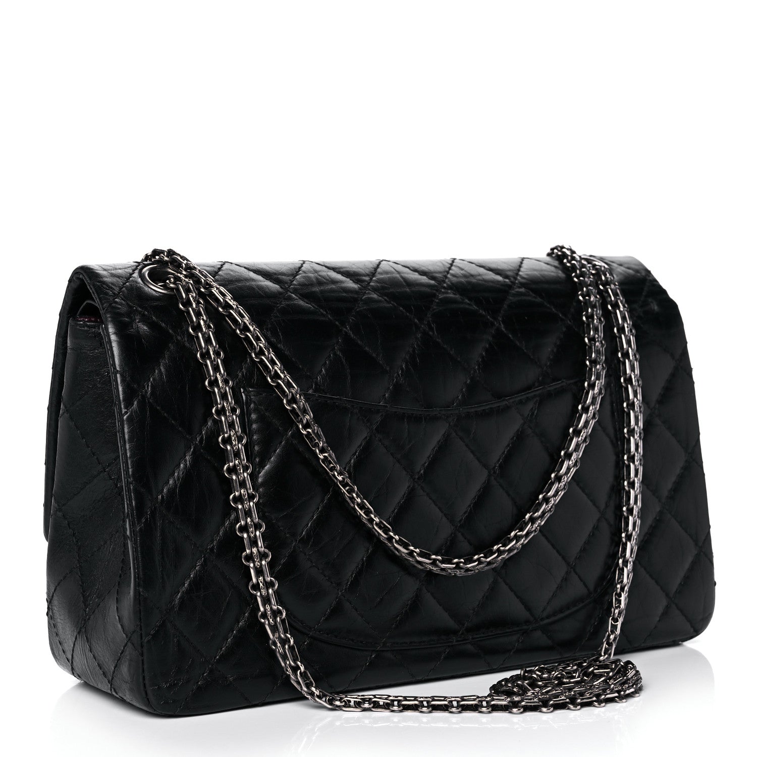 Chanel Aged Calfskin Quilted 2.55 Reissue 226 Flap Black 3 of 13