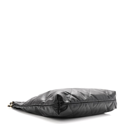 Chanel Shiny Calfskin Quilted Chanel 22 Black 5 of 12