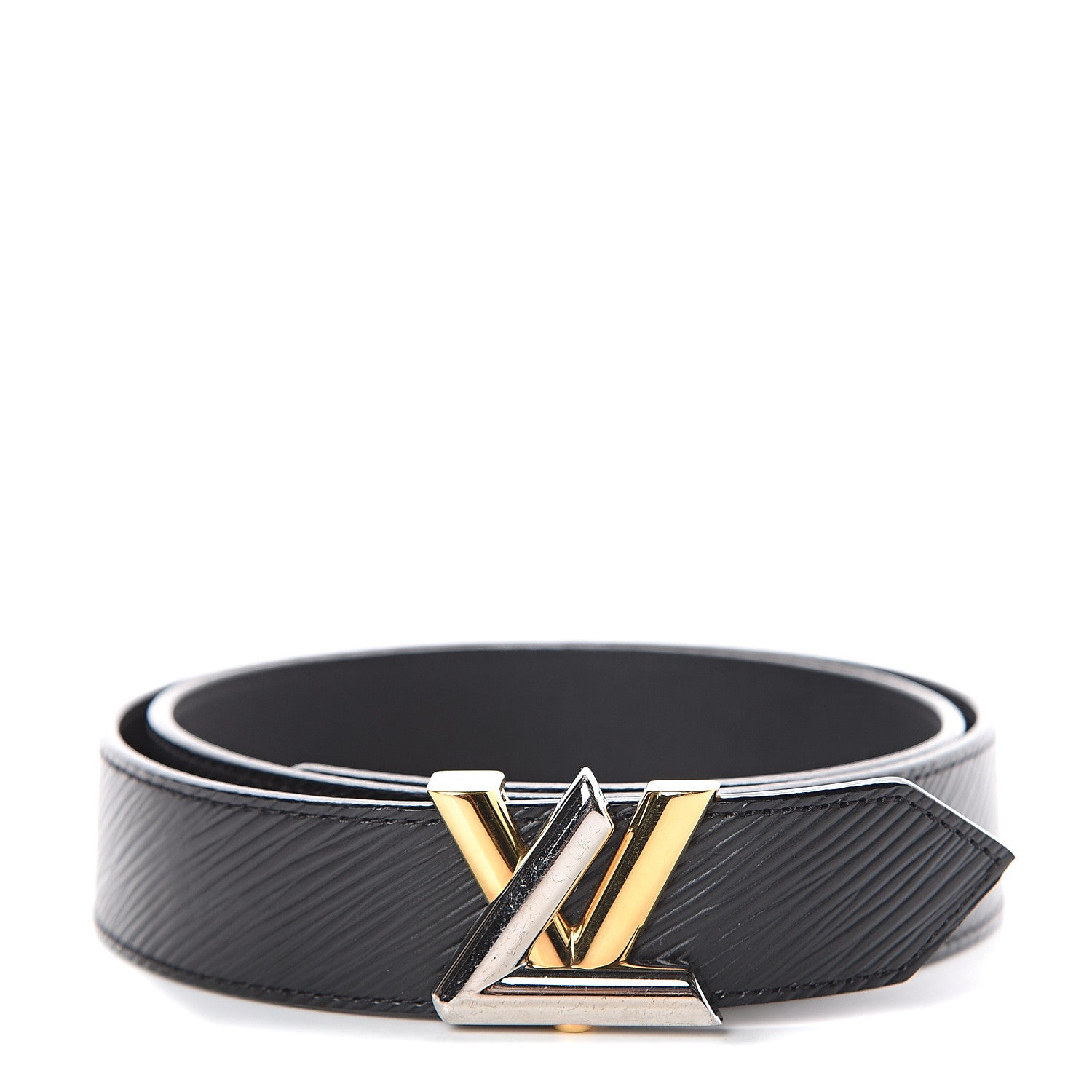 Louis Vuitton Epi 30mm LV Twist Belt 80 32 Black 1 of 5