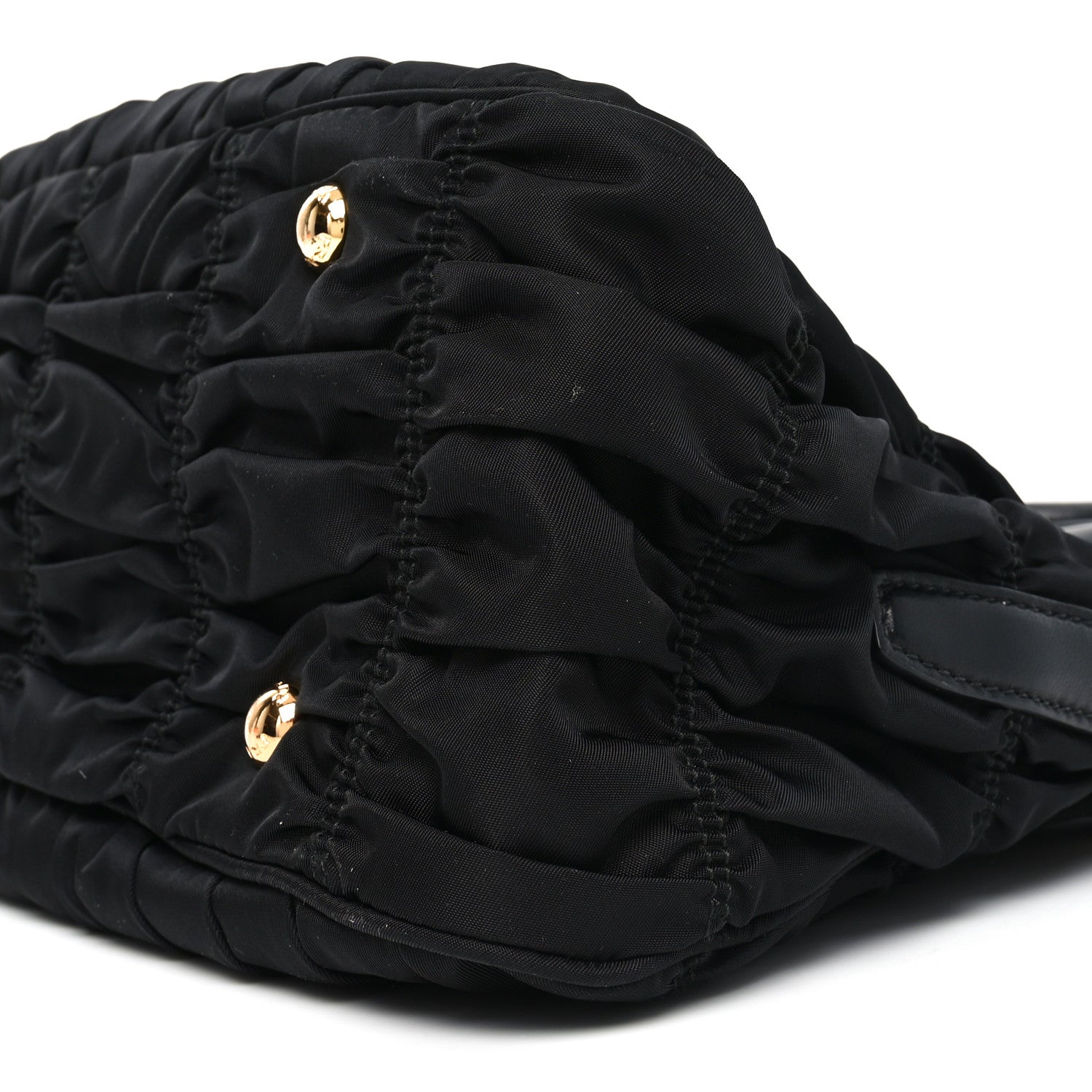 Prada Tessuto Nylon Gaufre Tote Black 9 of 9