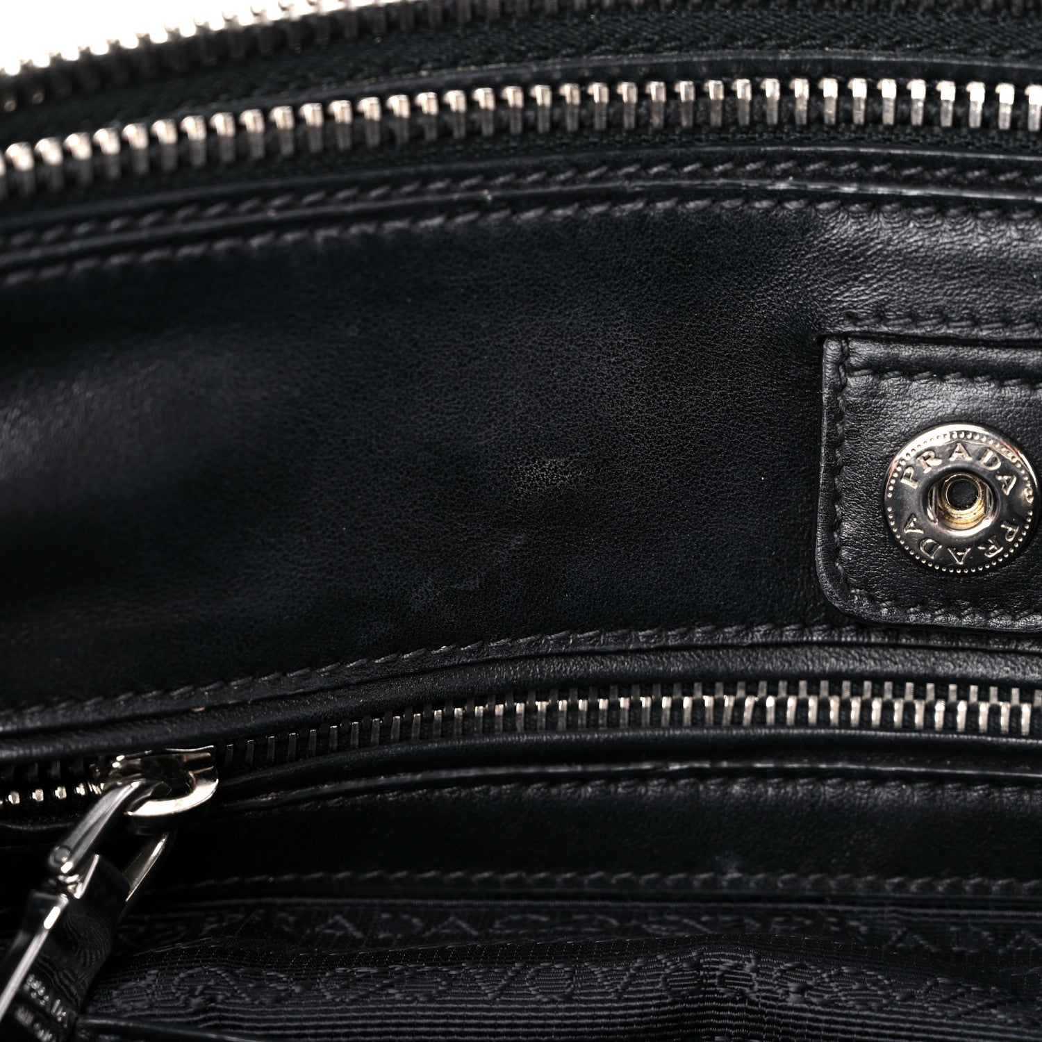 Prada Soft Calfskin Tote Black 12 of 14