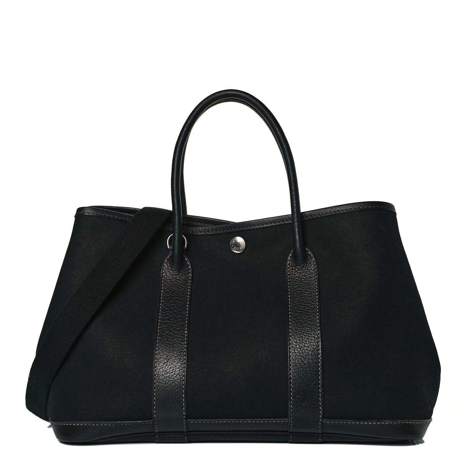 Hermes Toile Buffle Garden Party 30 TPM Black 1 of 10