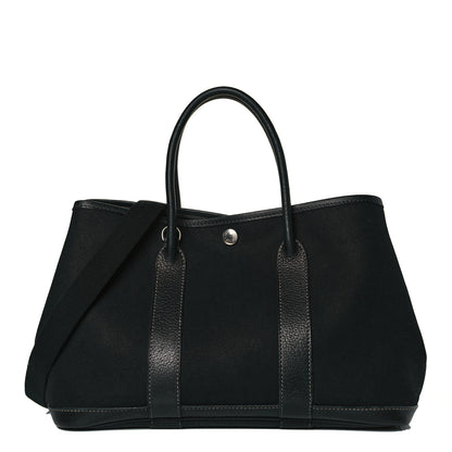 Hermes Toile Buffle Garden Party 30 TPM Black 1 of 10