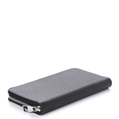 Louis Vuitton Taiga Zippy Organizer Wallet Black 4 of 10