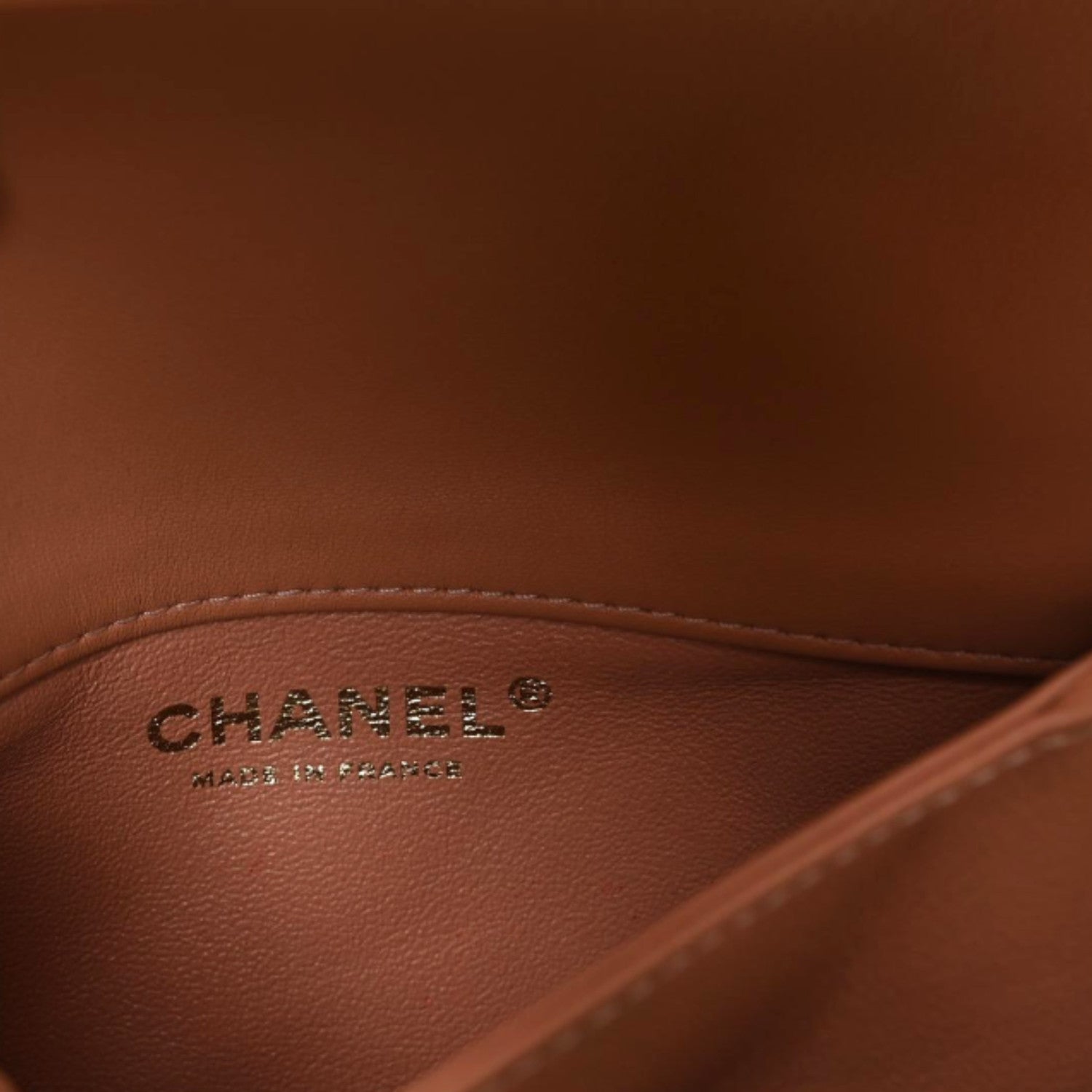 Chanel Lambskin Quilted Wood Mini Coco Handle Flap Beige 7 of 10