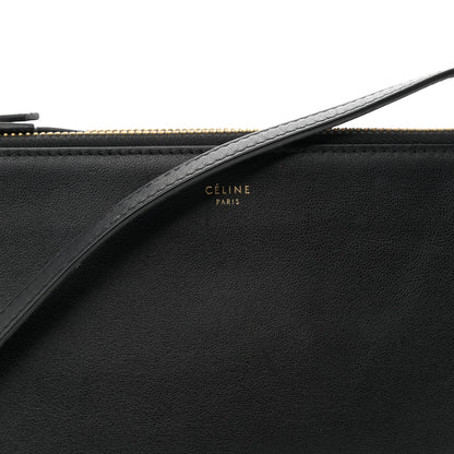 Celine Lambskin Small Trio Crossbody Bag Black 8 of 12