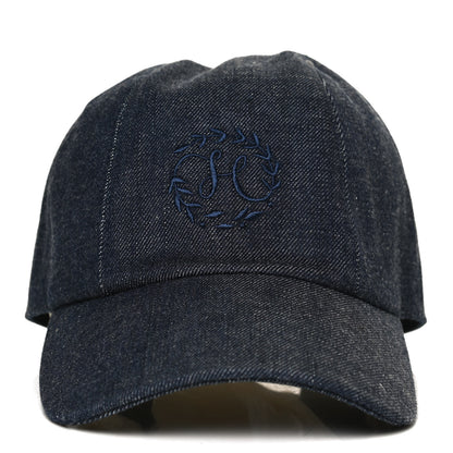 Hermes Cotton Davis H Primavera Cap 56 Indigo 2 of 7