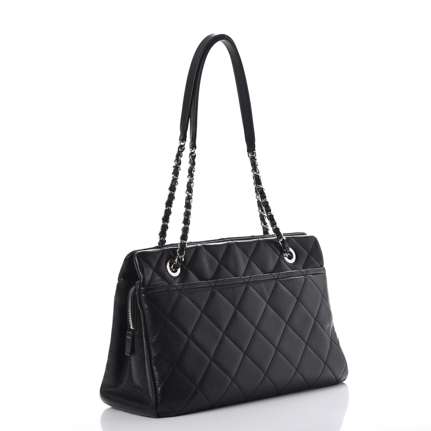 Chanel Caviar Quilted Timeless CC Tote Black 3 of 7