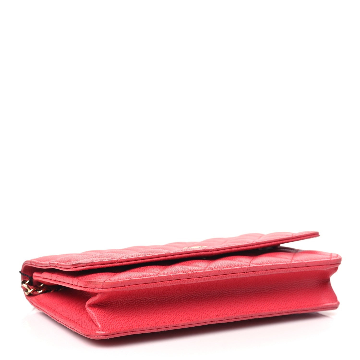 Chanel Caviar Quilted Wallet on Chain WOC Pink 4 of 14