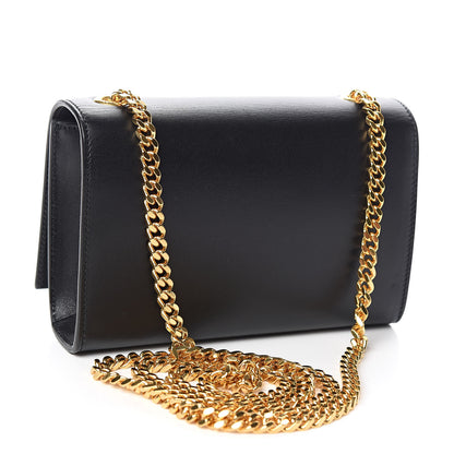 Saint Laurent Calfskin Small Classic Monogram Kate Tassel Satchel Black 3 of 9