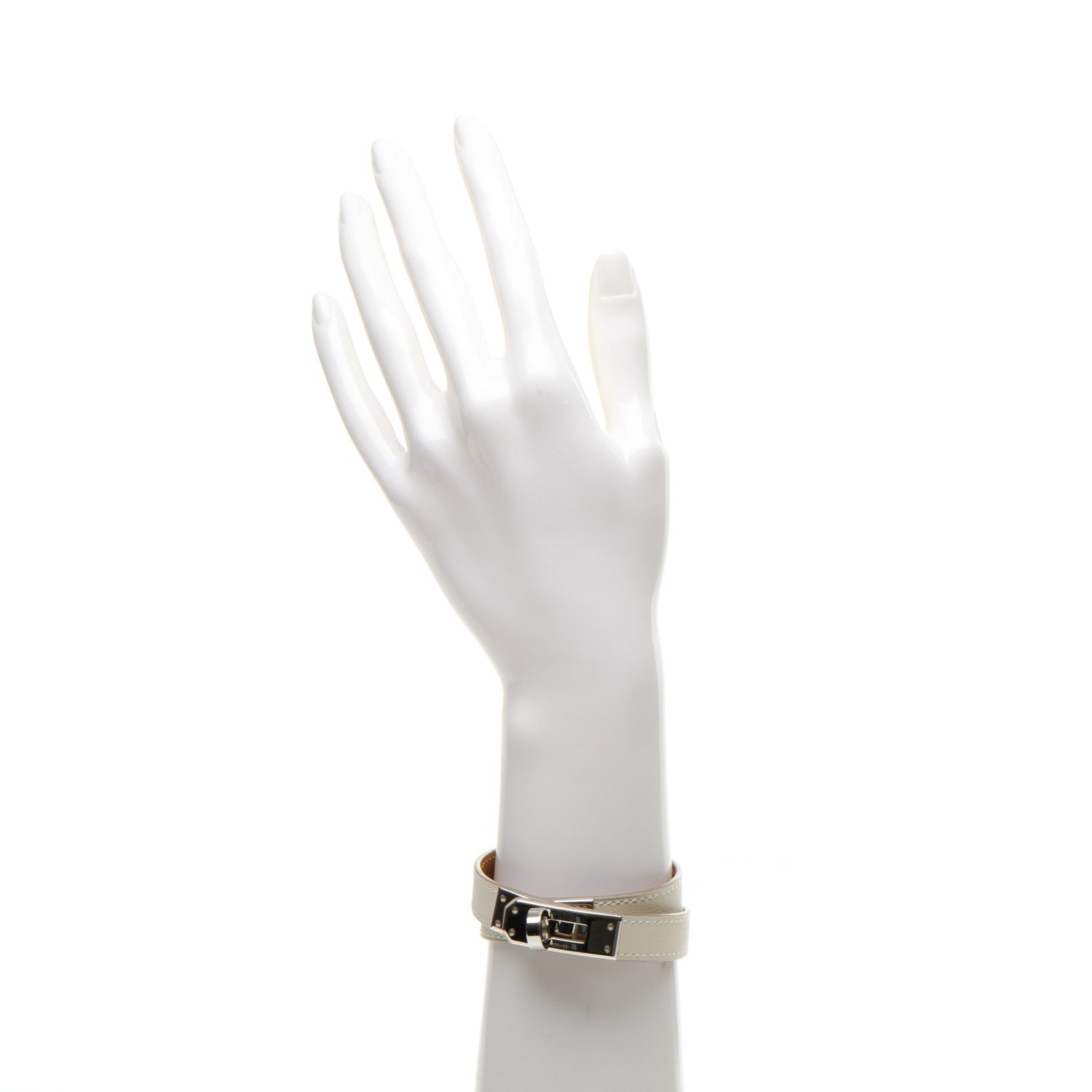 Hermes Swift Kelly Double Tour Bracelet S Craie 2 of 7