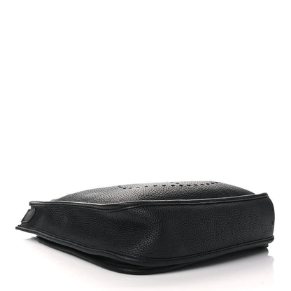 Hermes Taurillon Clemence Evelyne III GM Black 4 of 8