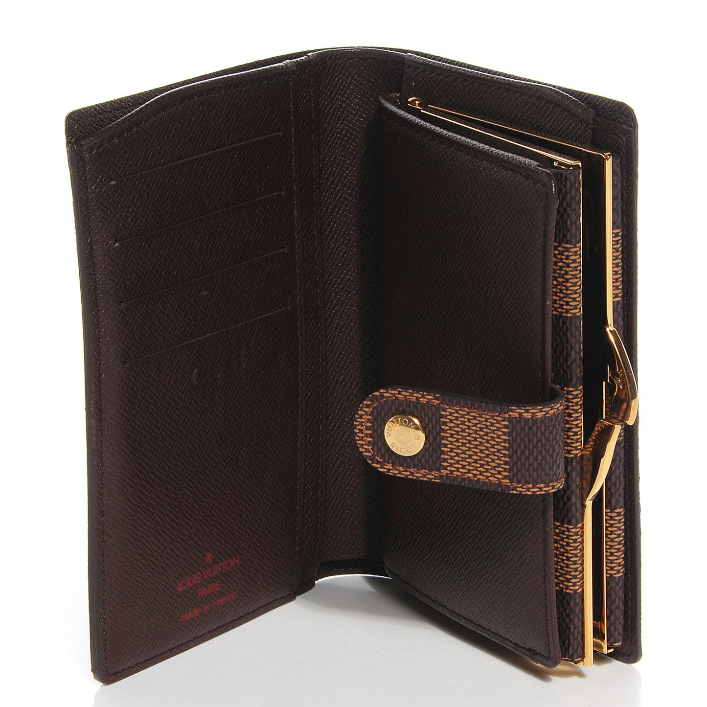 Damier Ebene French Purse Wallet