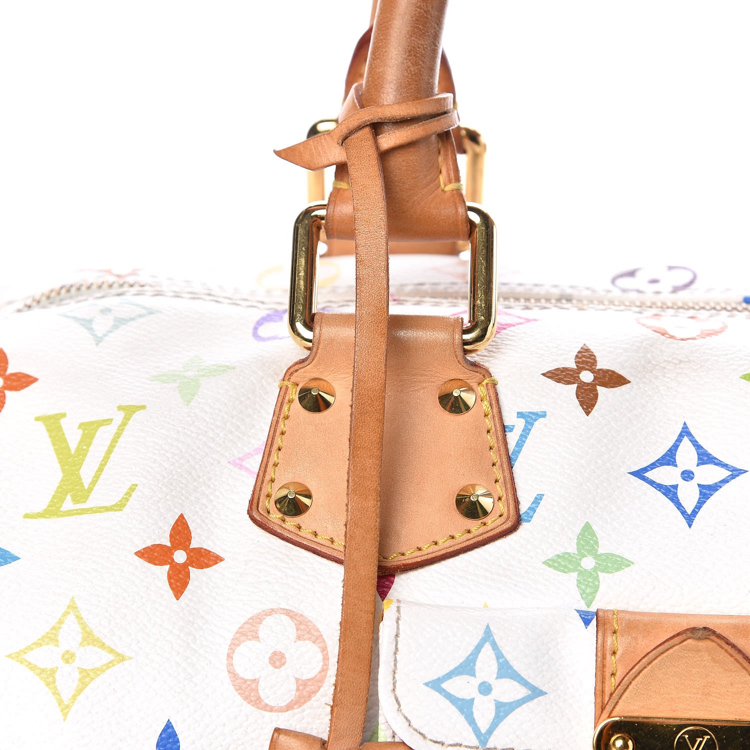 Louis Vuitton Monogram Multicolor Speedy 30 White 10 of 22