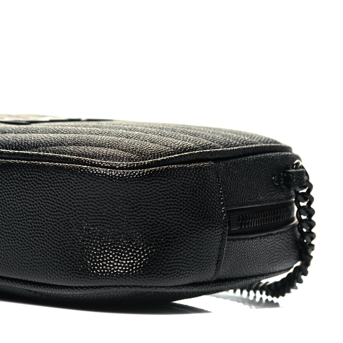 Grain De Poudre Matelasse Monogram Mini Lou Camera Bag Black