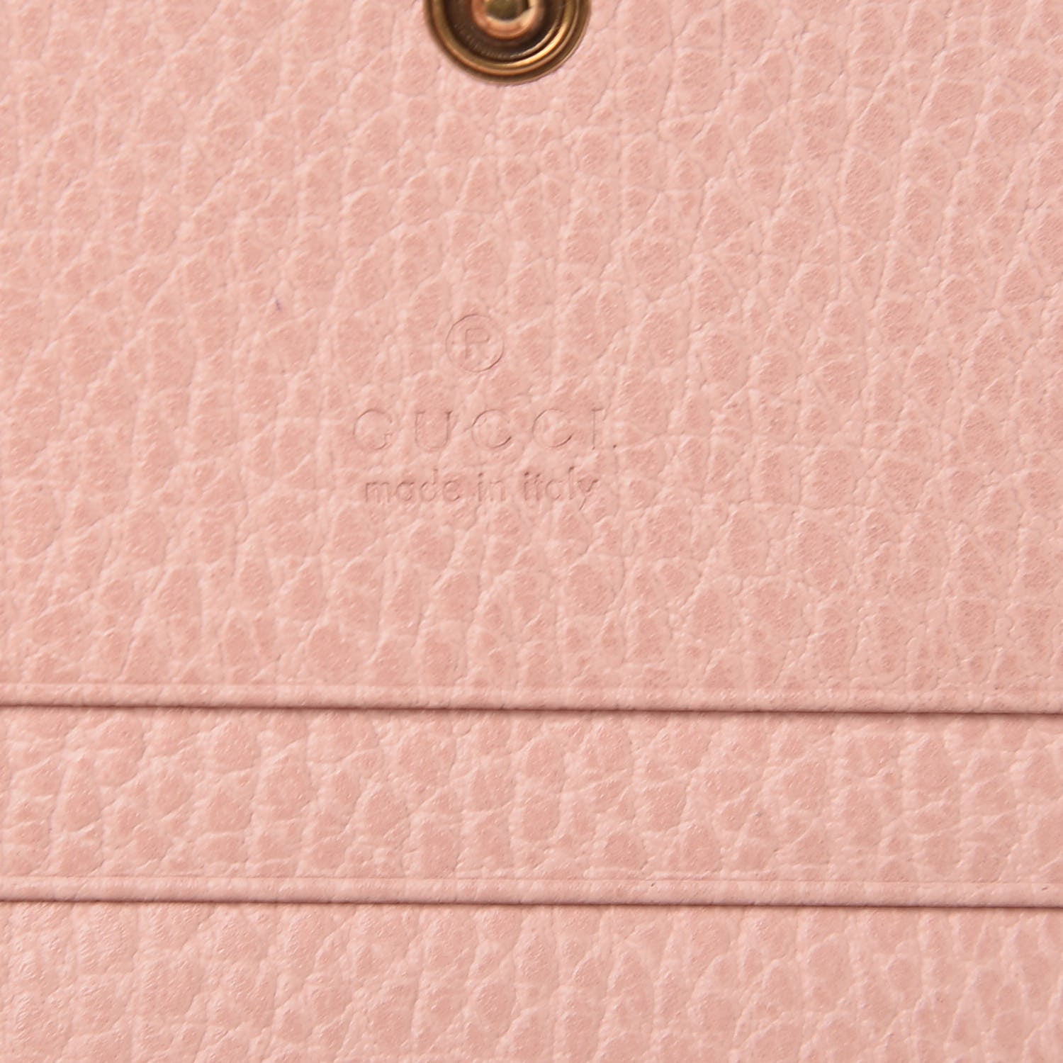 Gucci Calfskin GG Marmont Bow Card Case Black 6 of 9