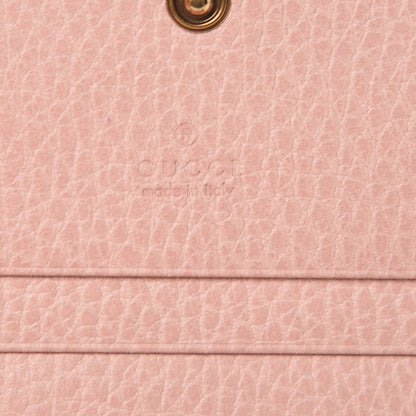 Gucci Calfskin GG Marmont Bow Card Case Black 6 of 9
