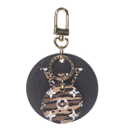 Louis Vuitton Monogram Giant Jungle Bag Charm Key Holder Black 1 of 3