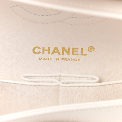 Chanel Caviar Quilted Small Double Flap White 6 of 11