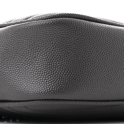 Saint Laurent Grain De Poudre Matelasse Monogram Mini Lou Camera Bag Storm 9 of 10