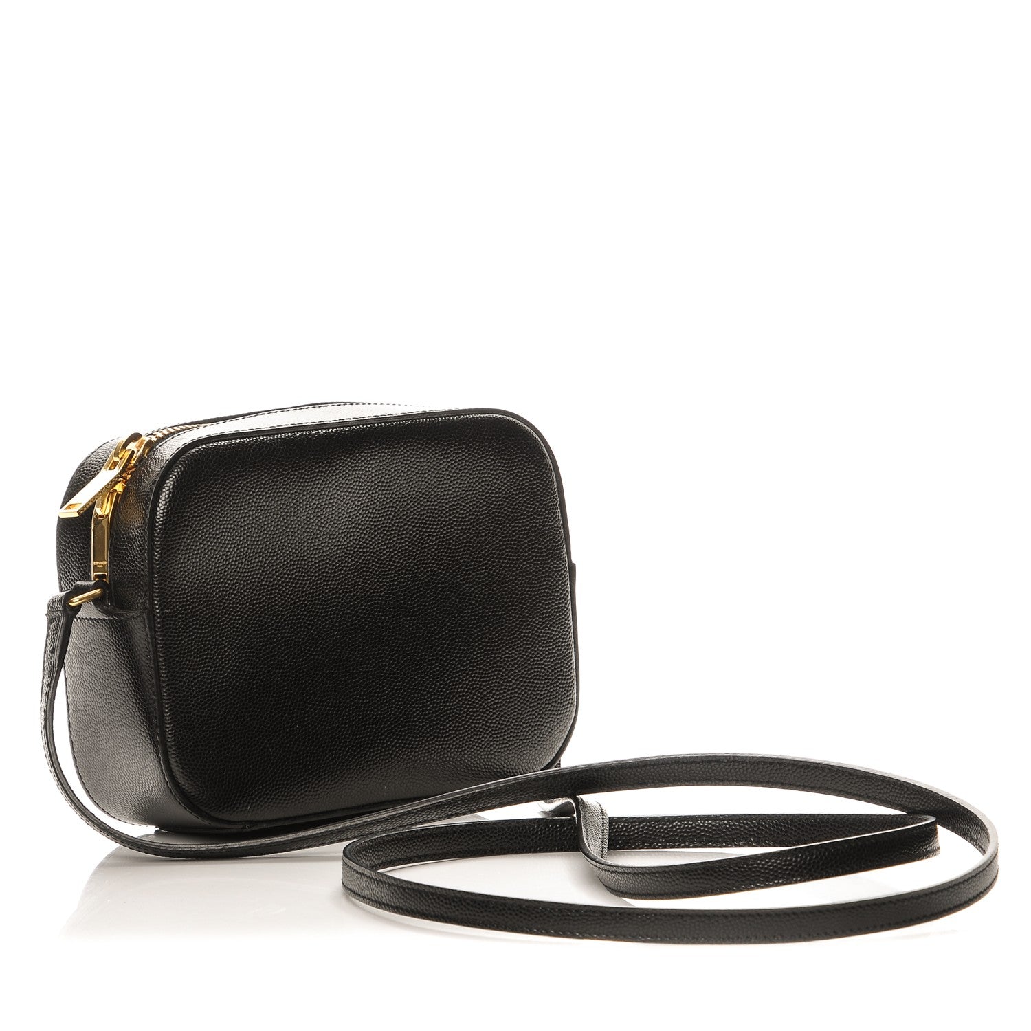 Saint Laurent Grain De Poudre Small Classic Monogram Camera Bag Black 3 of 8