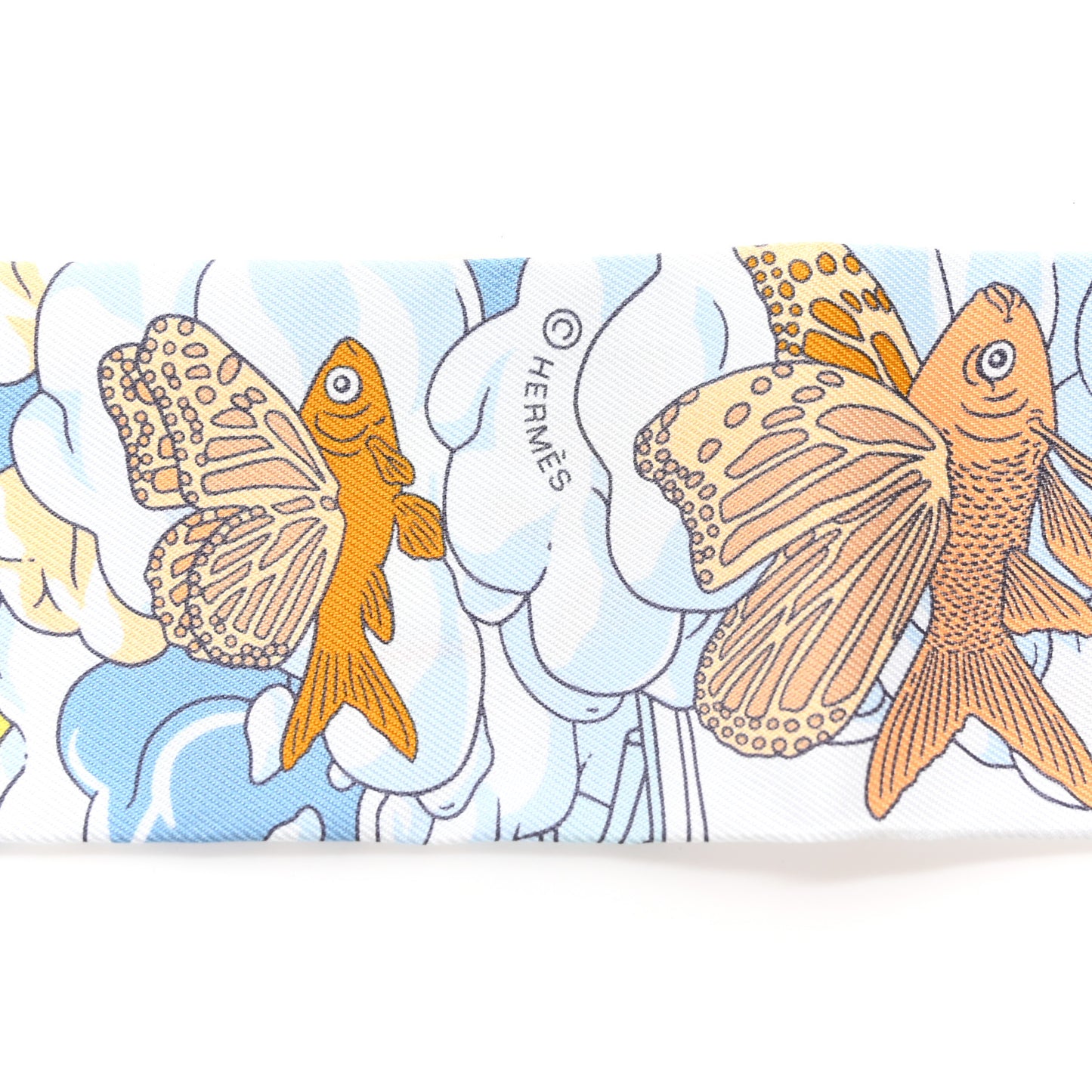 Silk Sur Mon Nuage Twilly Creme Bleu Ciel Orange