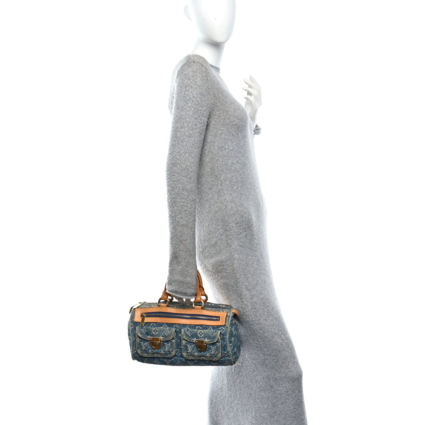 Monogram Denim Neo Speedy Blue