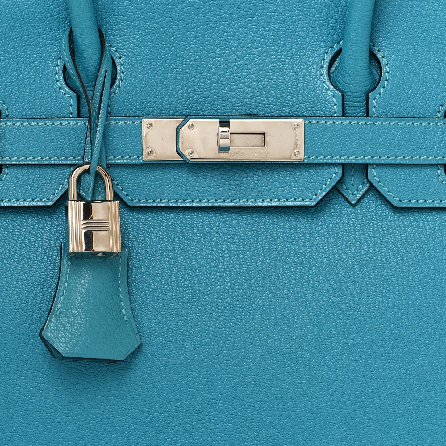 Chevre de Coromandel Birkin 30 Turquoise