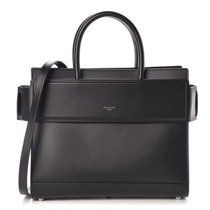 Givenchy Smooth Calfskin Small Horizon Satchel Black 1 of 9