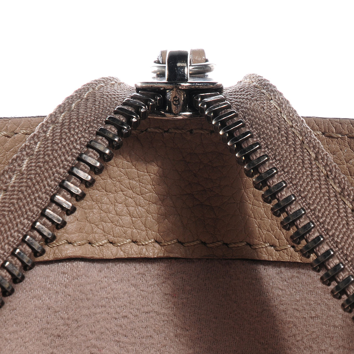 Drummed Calfskin Mini Luggage Dune