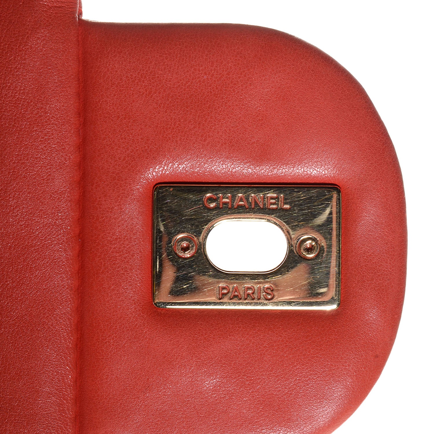 Chanel Lambskin Quilted Maxi Single Flap Coral 6 of 8