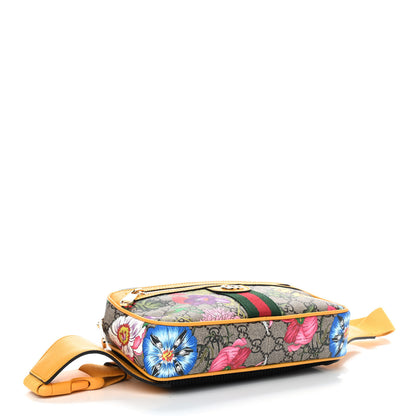 Gucci GG Supreme Monogram Flora Medium Ophidia Belt Bag Beige Multicolor Crop 3 of 8