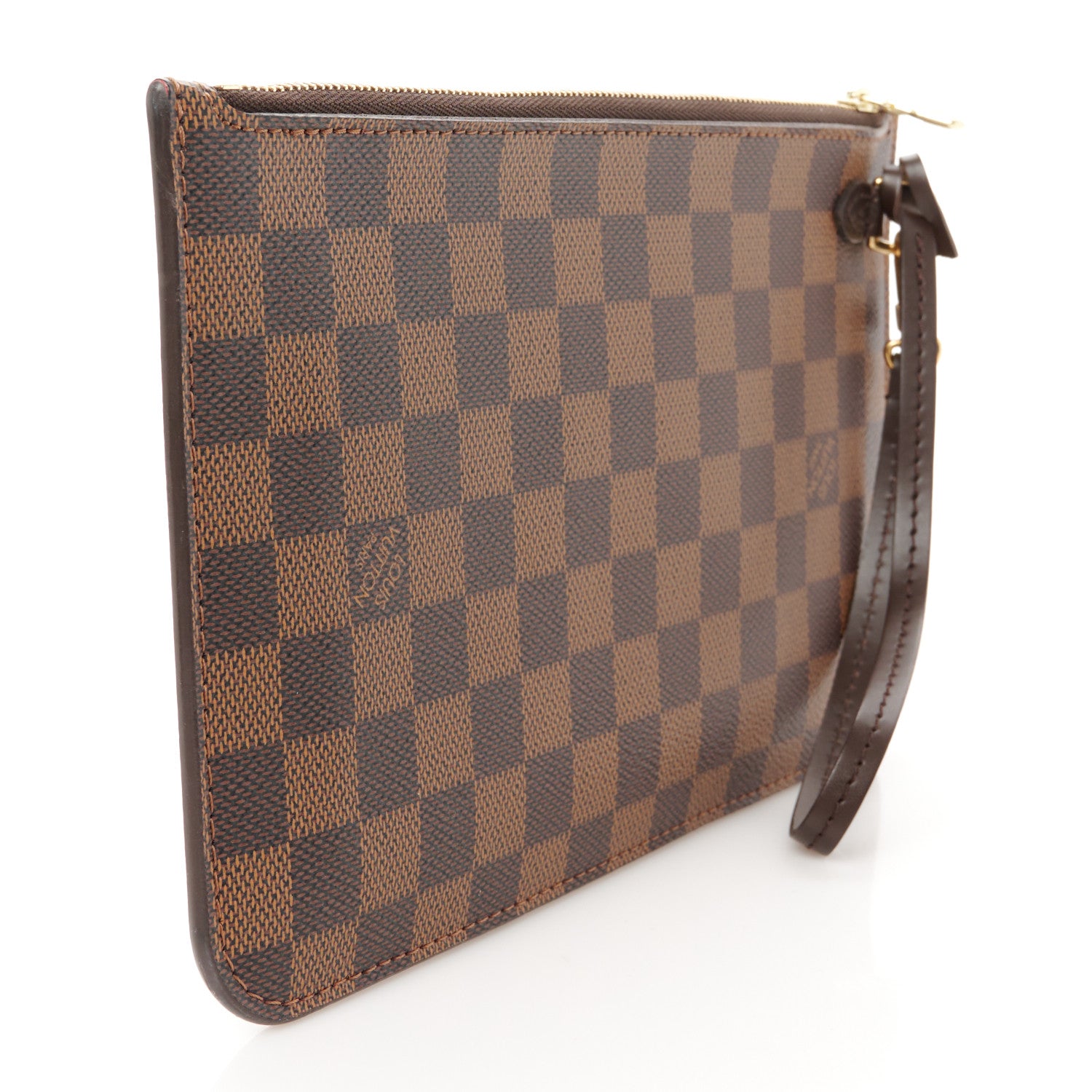 Louis Vuitton Damier Ebene Neverfull MM GM Pochette 3 of 8