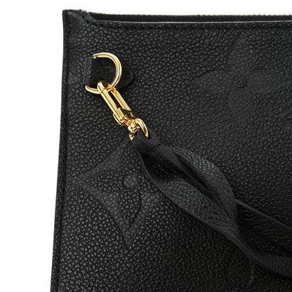Louis Vuitton Empreinte Monogram Giant Neverfull MM Pochette Black 8 of 8