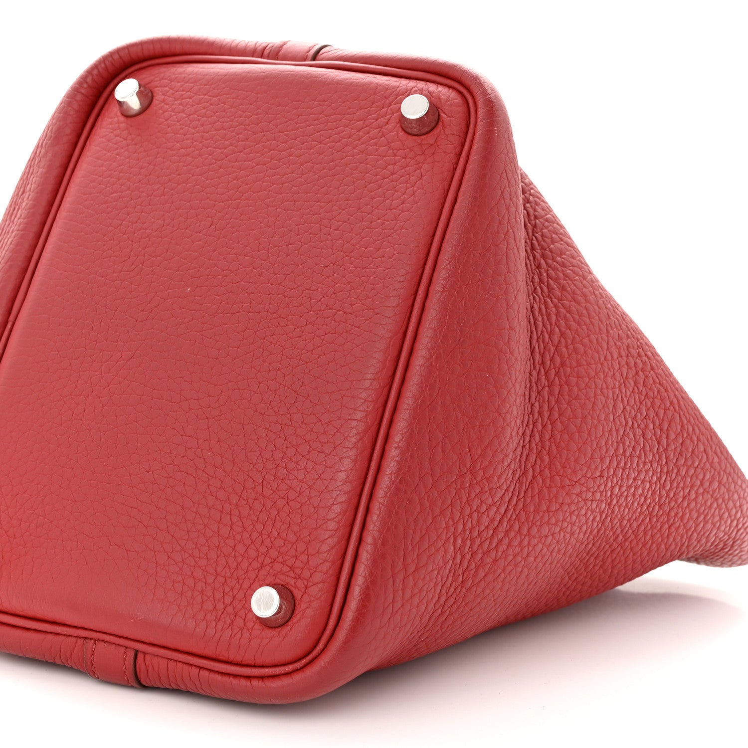 Hermes Taurillon Clemence Picotin Lock 18 PM Rubis 10 of 12