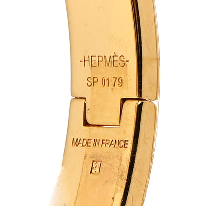 Hermes Enamel Narrow Clic Clac H Bracelet GM White 3 of 4