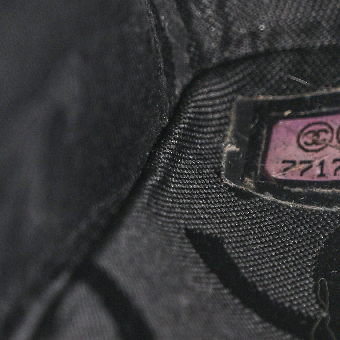 Calfskin Diamond Stitch Surpique Flap Black