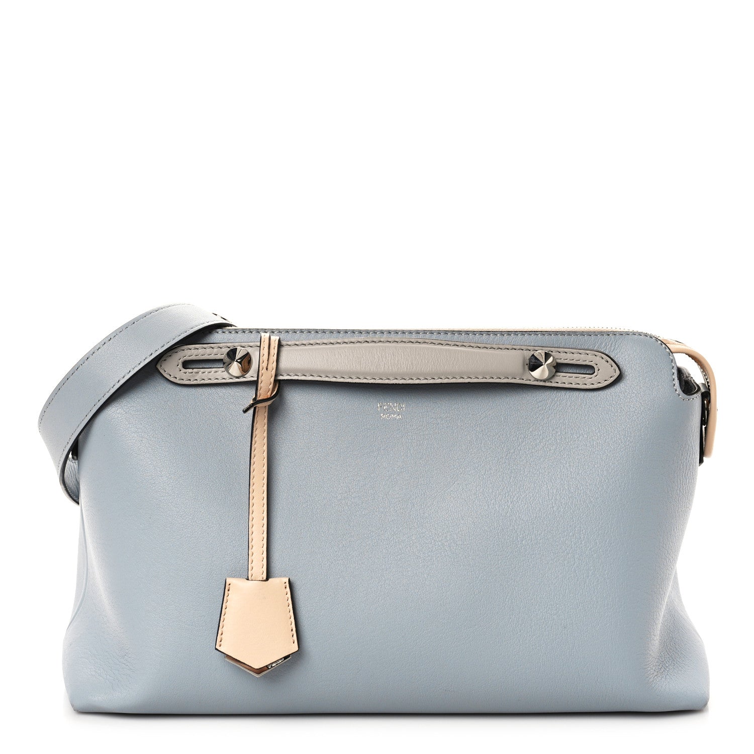 Fendi Vitello Dolce 4 Color Medium By The Way Boston Bag Polvere Multicolor 1 of 8