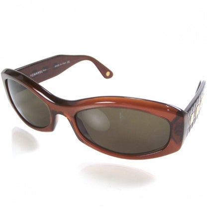 Chanel Quilted CC Sunglasses Brown 5029 2 of 2