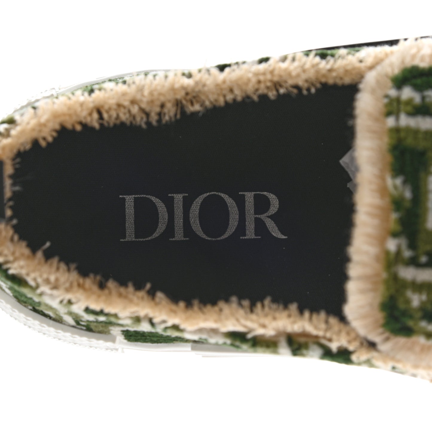 Tapestry Oblique Mens B23 Slip On Sneakers 42 Olive